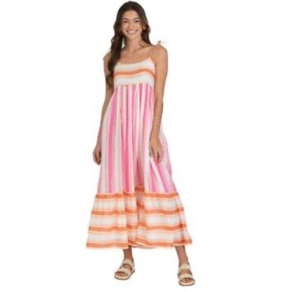 Olivia James Malin Wide Stripe Maxi Sundress - Picture 5 of 8